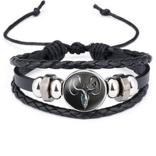 Load image into Gallery viewer, Stark Direwolf Logo Bracelet