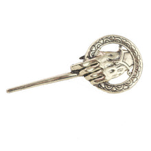 Load image into Gallery viewer, hand of the king metal alloy brooch